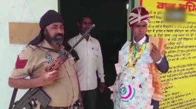 voting 2019, elections 2019, BJP, congress, elections in india, groom vote, groom votes, Bijnor, voting date, trending, indian express, indian express news