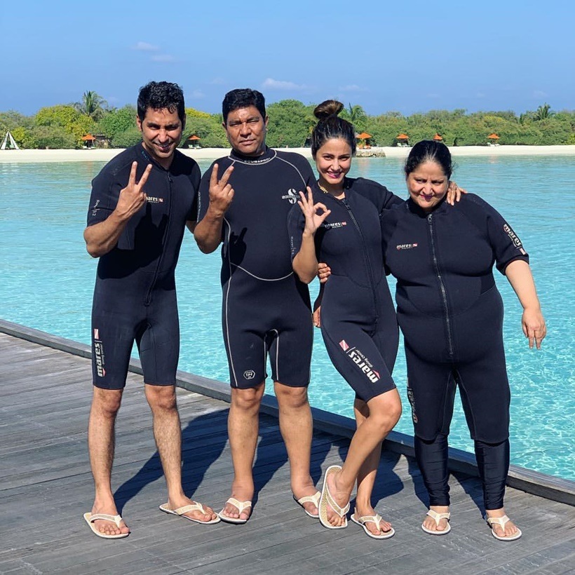 Hina Khan holiday photos