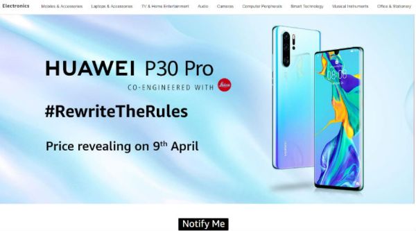 Huawei P30 Pro, Huawei P30 Pro India launch, Huawei P30 Pro launch in India, Huawei P30 Pro Amazon India, Huawei P30 Pro Amazon, Huawei P30 Pro features, Huawei P30 Pro specifications, Huawei P30