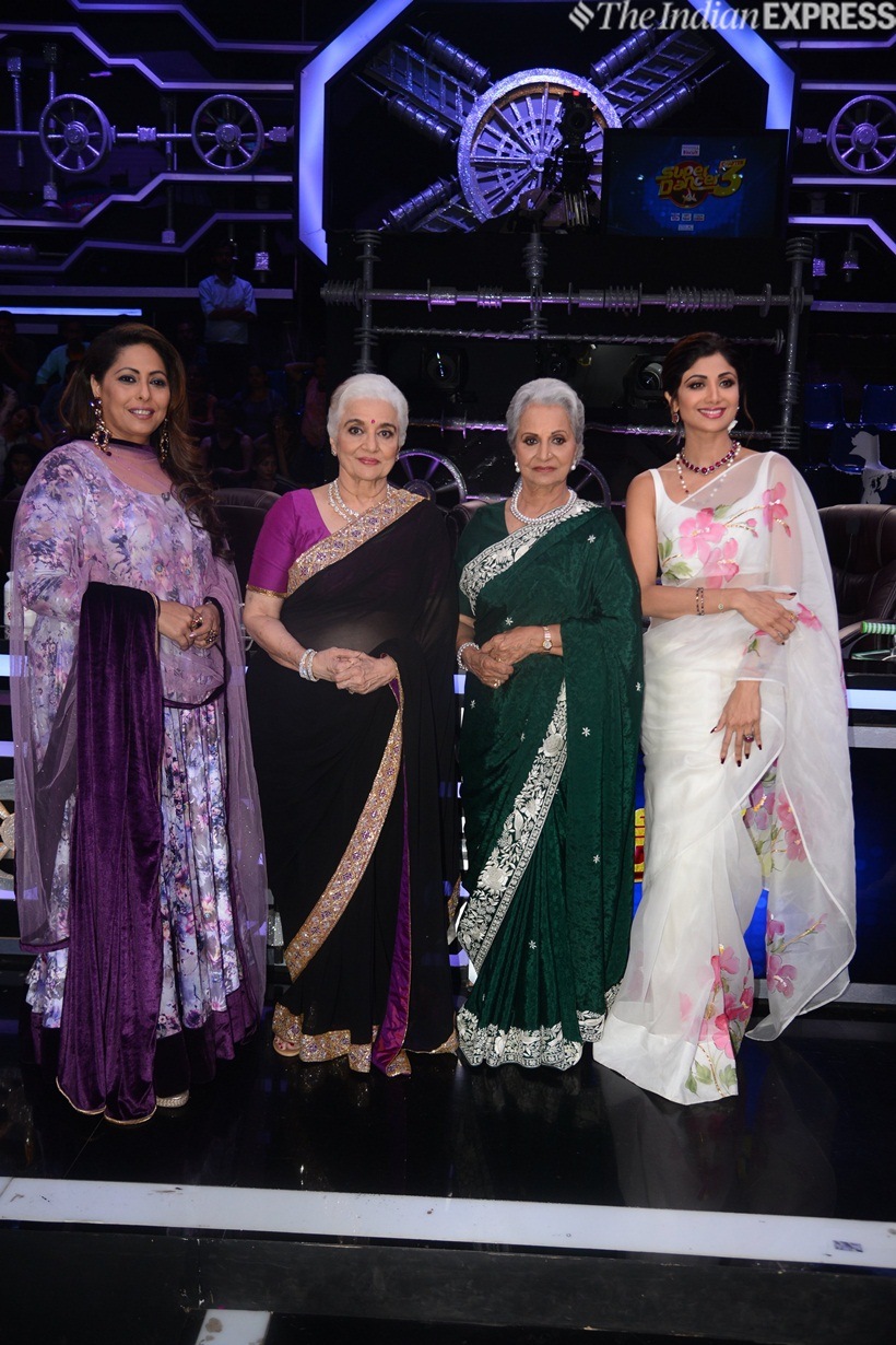 waheeda rehman and asha parekh on super dancer 3