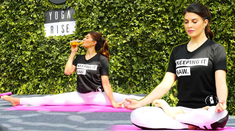 Jacqueline Fernandez, yoga, exercise