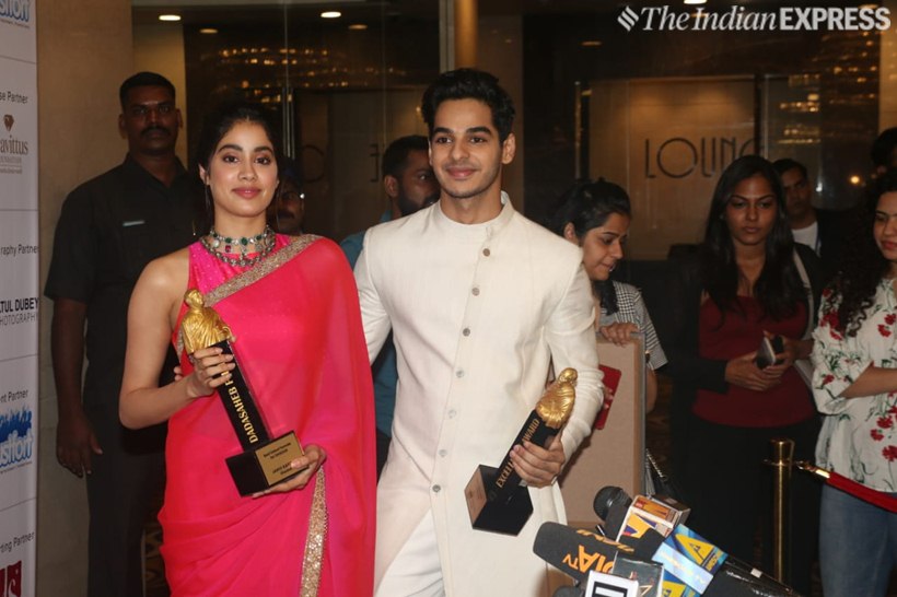 Janhvi Kapoor and Ishaan Khatter Dadasaheb Phalke Excellence Awards 2019