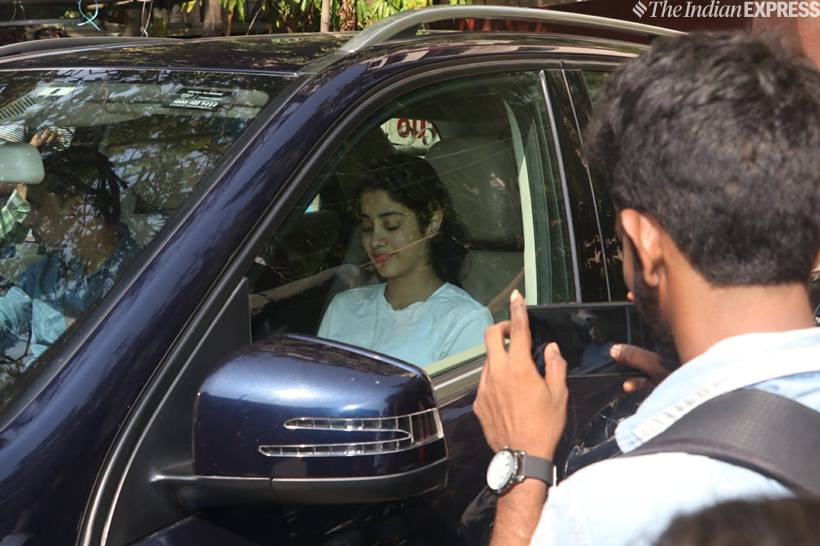 janhvi kapoor at the gym