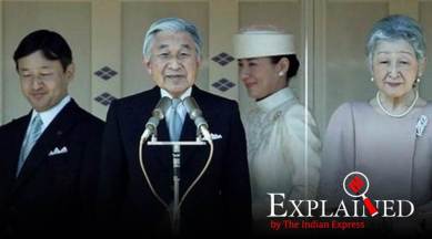 Emperor Akihito, Crown Prince Naruhito, japanese monarch, tokyo, Hall of Pine, Imperial Palace