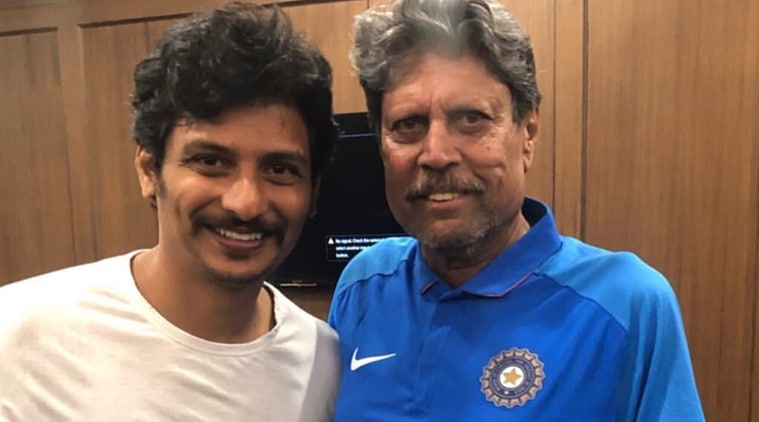 Jiiva fanboy moment with Kapil Dev