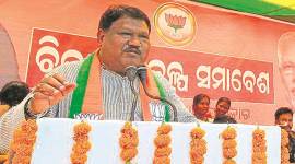 odisha, odisha elections, odisha BJP, jual oram, naveen patnaik, lok sabha elections, general elections, election news, decision 2019, lok sabha elections 2019, indian express
