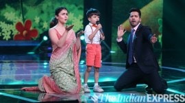 Kalank Alia Bhatt Varun Dhawan dance to Sa Re Ga Ma Pa Lil Champs tunes