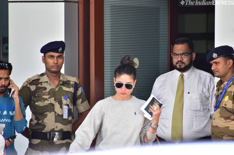 kareena kapoor back from vacations in london