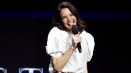 Katie Holmes Working on Brahms The Boy II