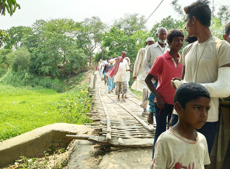 Chachri pul, Muzaffarpur, Katra chachri puls, Lok sabha elections, electio news, bihar election news, Ajay Nishad, BJP MP muzaffarpur, Nitish Kumar, Bihar government, india news, Indian express