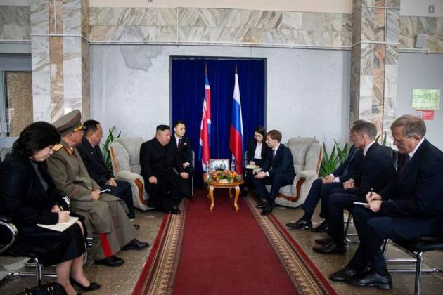 kim jong un in russia, kim jong summit with putin, russia president, vladimir putin, north korea, kim jong un russia photos, world news, indian express