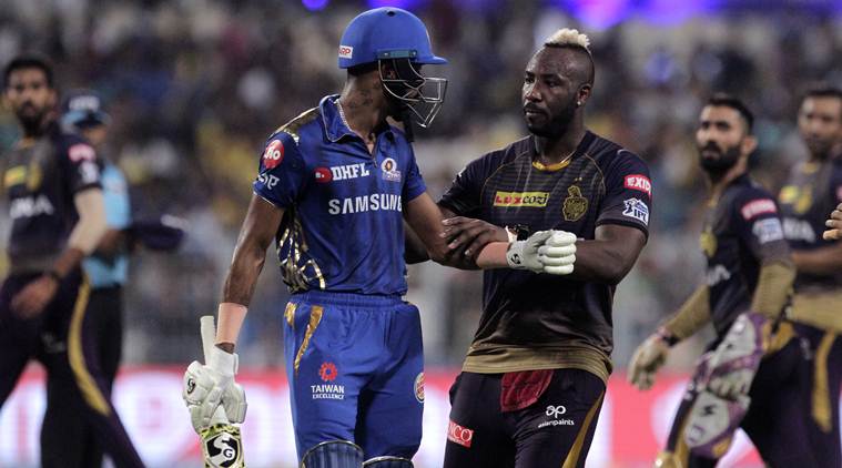 IPL 2019: Andre Russell power trumps Hardik Pandya's blitz ...