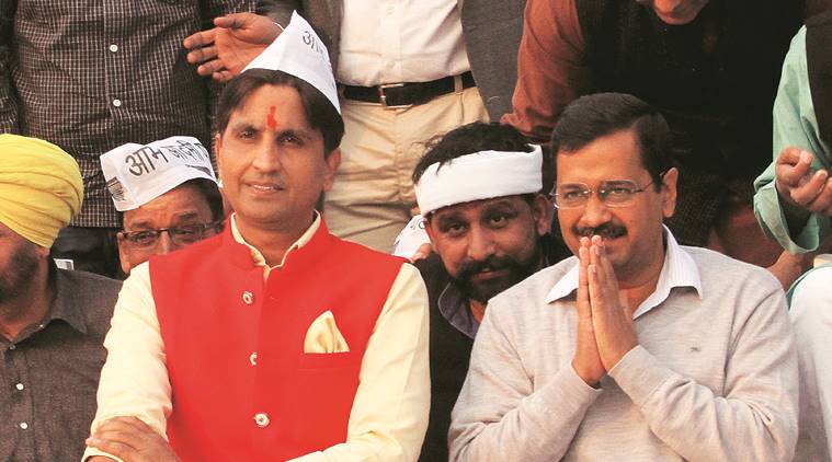 lok sabha elections, aap candidates for lok sabha elections, Kumar Vishwas, manoj tiwari, atishi, delhi news, election news