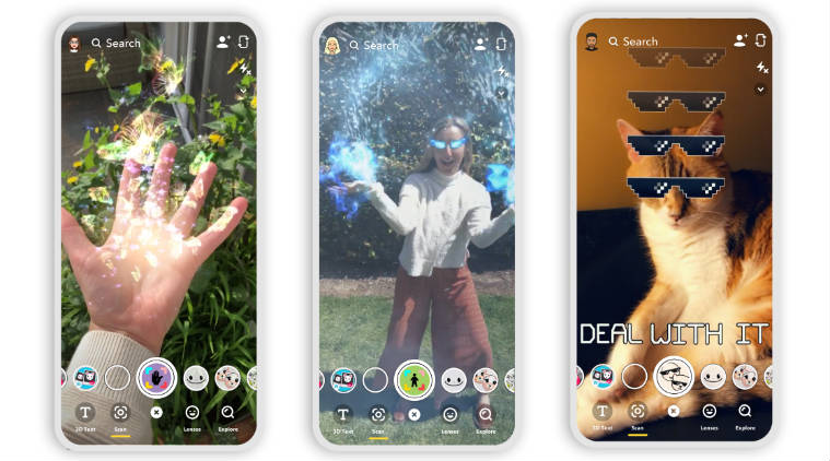 Snap Inc, Snapchat, Snapchat AR, Snapchat AR features, Snapchat Lens, Snapchat Lens Creator, Snapchat Lens Studio, Snapchat Lens feature