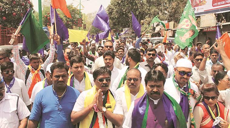 VBA’s Mallikarjun Pujari files nomination from Thane