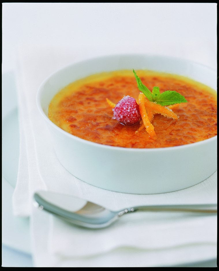 Mango Cream brûlée, dessert, dessert recipe, indian express, indian express news