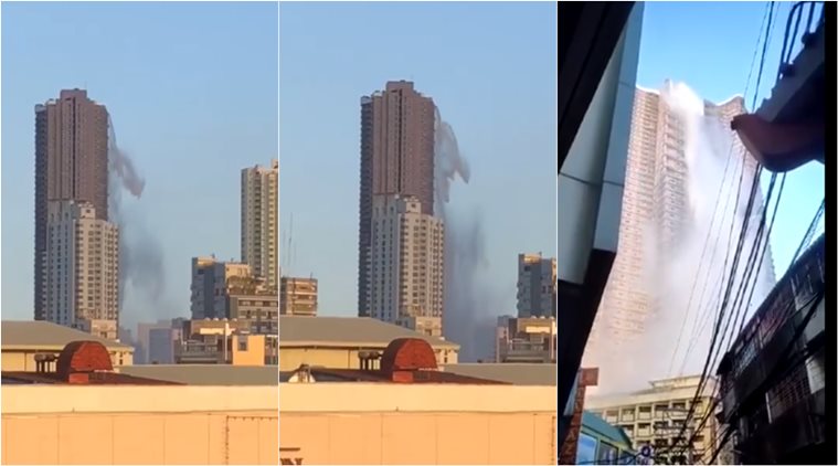 philippines, philippines earthquake, philippines earthquake videos, quake in philippines, philippines death toll, world news, indian express