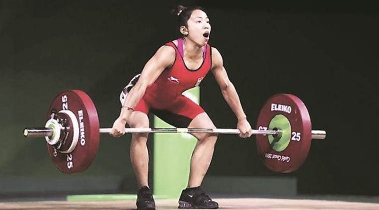 mirabai chanu, mirabai chanu record, mirabai chanu asian record, mirabai chanu india record, weightlifting record, sports news, indian express