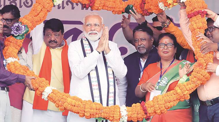 Narendra Modi, Narendra Modi in Manipur, Narendra Modi elections, Congress, BJP, Rahul Gandhi, North East news, election news, Lok Sabha Elections 2019, elections 2019, general elections 2019, elections news, decision news, indian express