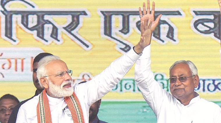 Nitish kUmar jdu bjp alliance, bihar assembly polls, Bihar assembly elections, indian express