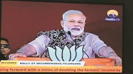 namo tv NaMo TV beams political content as pre-poll silence kicks in