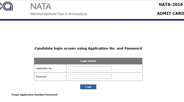 NATA, nata.in, nata admit crd, nata 2019 admit card, architecture courses, BArch admission, college admission, nata admit card, nata 2019 exam date, nata or jee, jee paper I exam date, education news