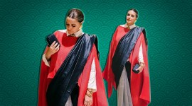 neha dhupia, neha dhupia sari, neha dhupia payal khandwala, neha dhupia latest look, indian express, indian express news