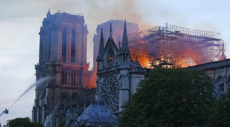 Fire guts Notre-Dame Cathedral in Paris, President Macron pledges to rebuild