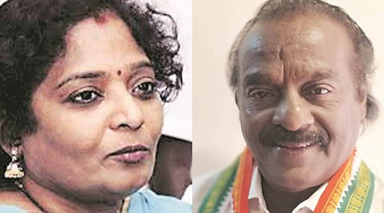 Tamil nadu, Tamil nadu elections, Tamilisai Soundararajan, DMK, Kanimozhi, lok sabha elections, general elections, election news, decision 2019, lok sabha elections 2019, indian express