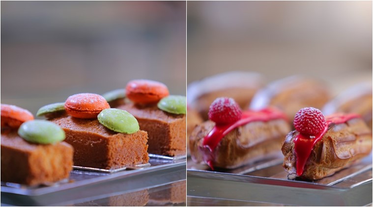 Financier with Orange Macaroon, dessert, dessert recipe, indian express, indian express news