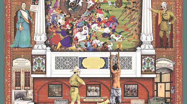 Painting a tragedy: Art piece depicting Jallianwala unveiled at UK museum