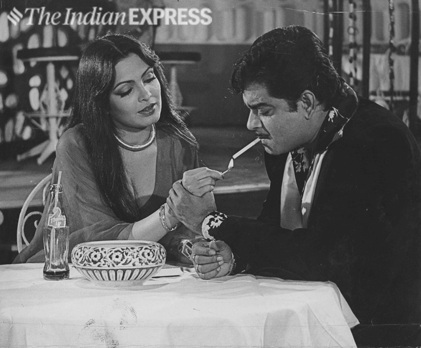 Parveen Babi and Shatrughan Sinha