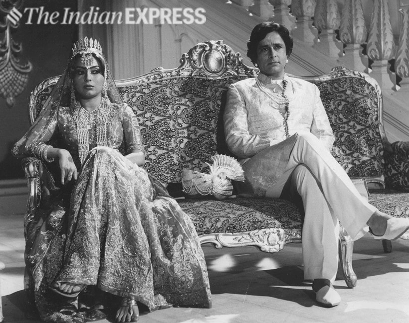 Parveen Babi and Shashi Kapoor