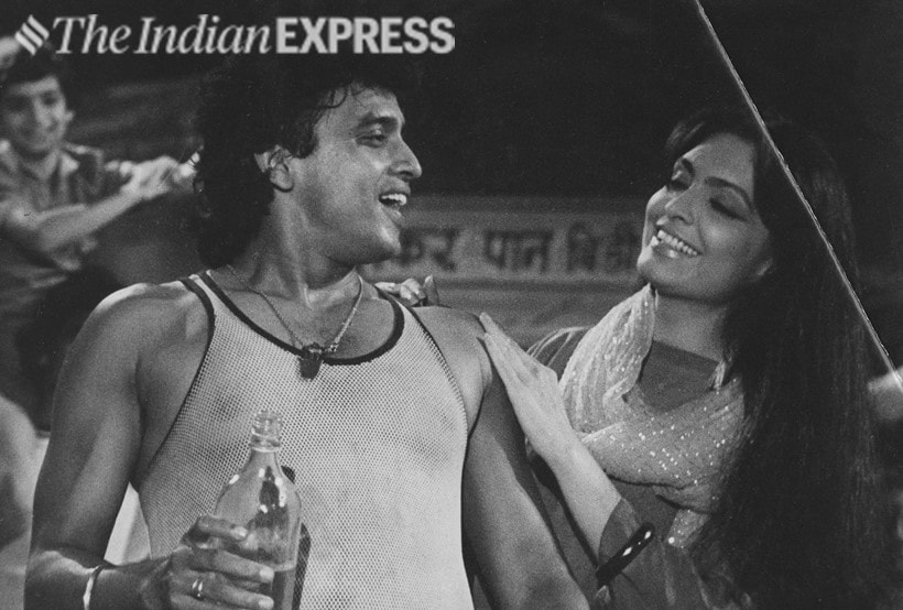 Mithun Chakraborty and Parveen Babi