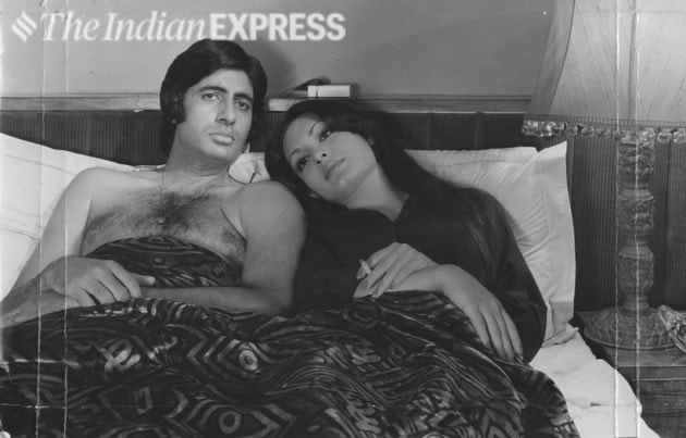 Amitabh Bachchan and Parveen Babi