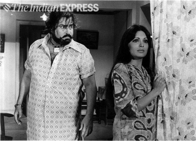 Shammi Kapoor and Parveen Babi