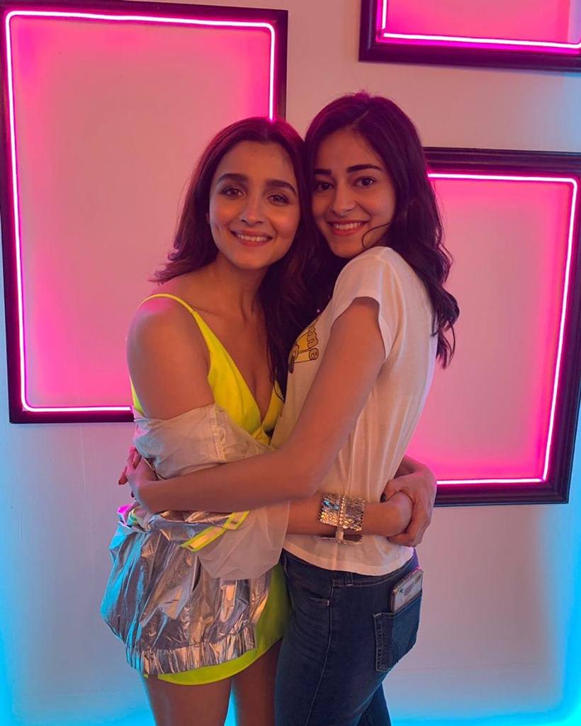 alia bhatt with ananya panday