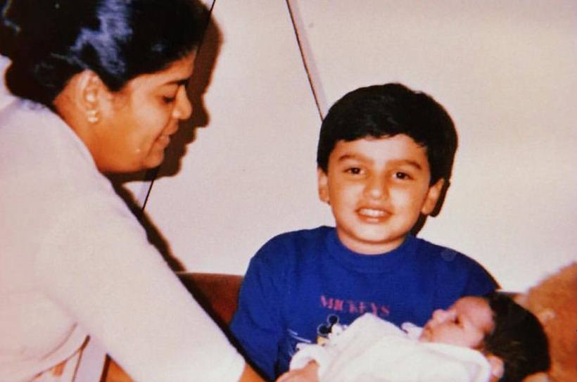 arjun kapoor childhood photo