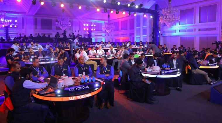 Pro Kabaddi League Auction Live