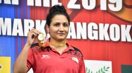 Boxer Pooja Rani at Asian Championships in Bangkok