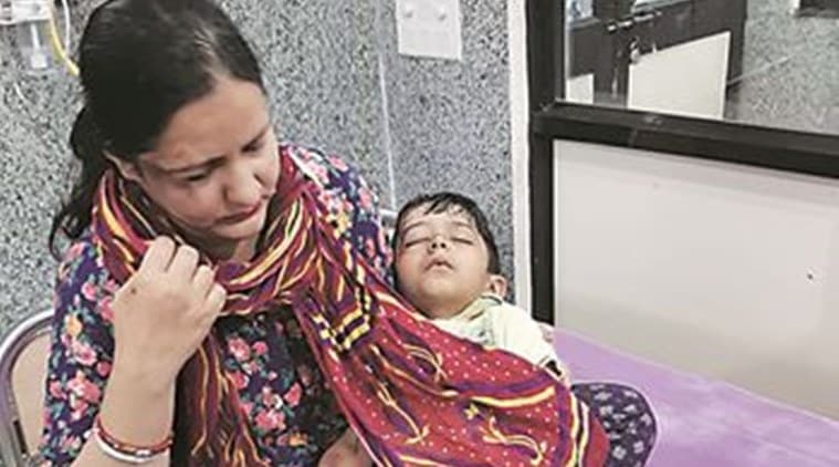 Four-year-old hurt in Panchkula pothole accident can’t go to school for a month