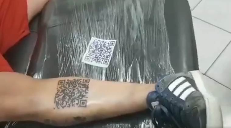 WATER TRANSFER BARCODE Waterproof Temporary Tattoo Stickers Body Art Sexy☆  ` $1.56 - PicClick AU