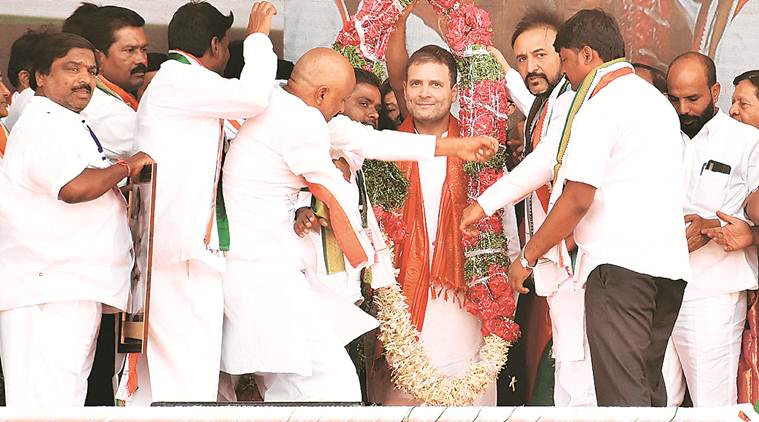 Lok Sabha elections: KCR’s remote control in Modi’s hand, says Rahul Gandhi