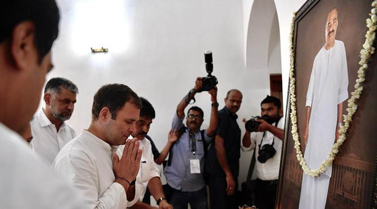 Rahul Gandhi, Congress, Elections in Kerala, KM mani, KM Mani Death, Rahul in Pathanamthitta, Kerala Congress, UDF in Kerala, Lok Sabha elections 2019, Election news, Decision 2019, Indian Express