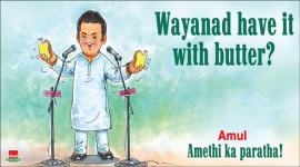 lok sabha elections 2019, rahul gandhi, rahul gandhi amul baby, latest amul cartoon, amul baby remark, VS Achuthanandan, VS Achuthanandan amul baby remark, rahul gandhi to contest from kerala, wayanad, election news