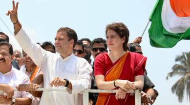 Watch: Rahul bumps into Priyanka at airport, says he's a 'good brother' for giving her bigger chopper to campaign