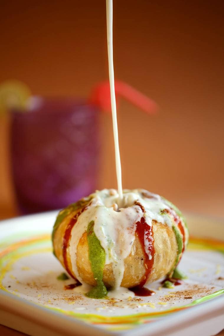 chaat, recipe, food, aloo tikki, indian express