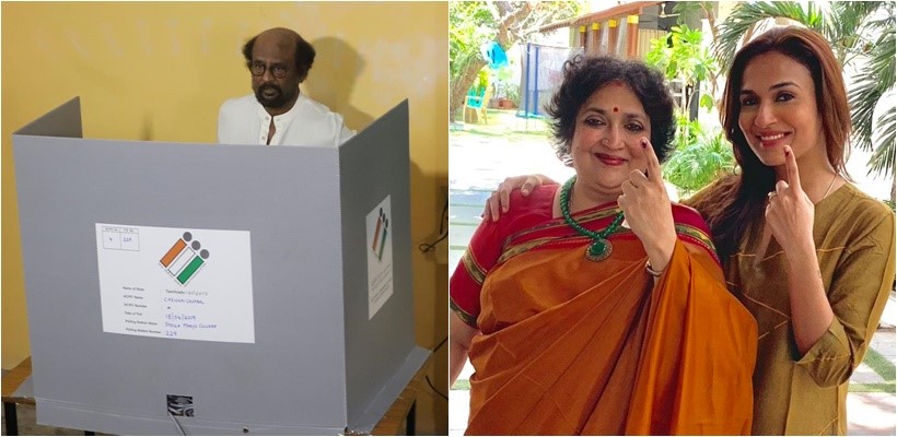 Rajinikanth family Latha Soundarya elections photos