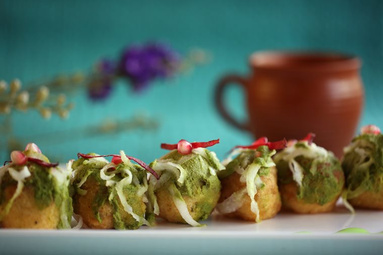 chaat, recipe, food, aloo tikki, indian express