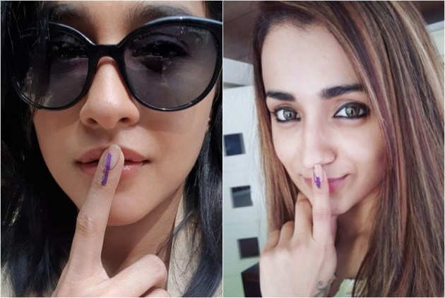 Regina Cassandra Trisha vote photos